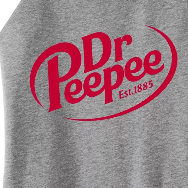 Dr Peepee Soda Pop Logo Women’s Perfect Tri Rocker Tank