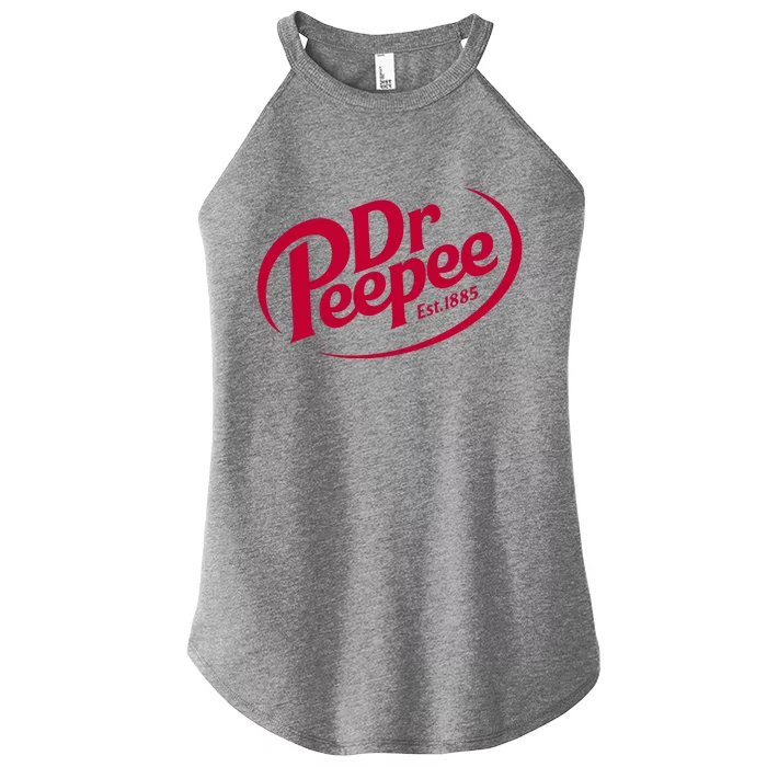 Dr Peepee Soda Pop Logo Women’s Perfect Tri Rocker Tank