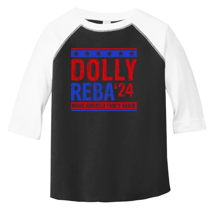 D.O.L.L.Y R.E.B.A 24 Make America Fancy Again Toddler Fine Jersey T-Shirt