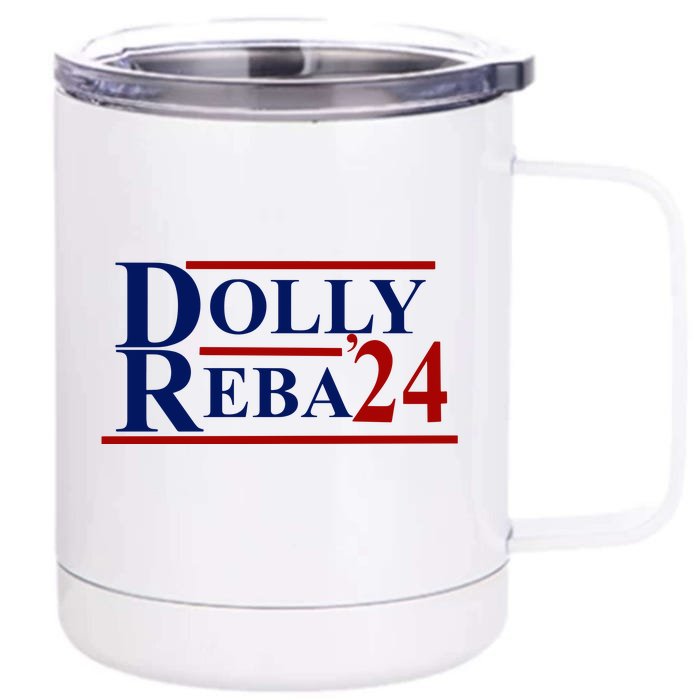 Dolly Reba 2024 Dolly Reba Dolly Reba Front & Back 12oz Stainless Steel Tumbler Cup