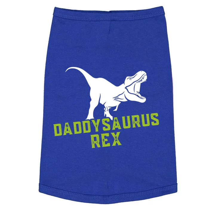 Daddysaurus Rex 2 Sunset Funny Design For Fathers Day Funny Gift Doggie Tank