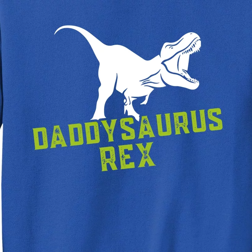 Daddysaurus Rex 2 Sunset Funny Design For Fathers Day Funny Gift Sweatshirt