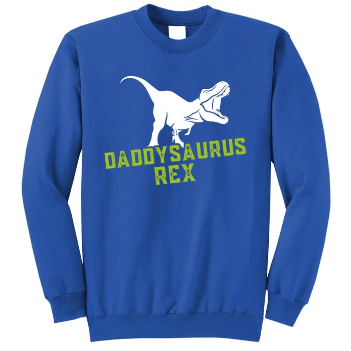 Daddysaurus Rex 2 Sunset Funny Design For Fathers Day Funny Gift Sweatshirt