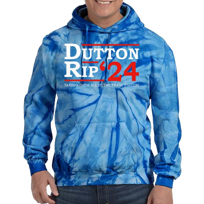 D.U.T.T.O.N. Rip 2024 President Day 4th Of July Tie Dye Hoodie