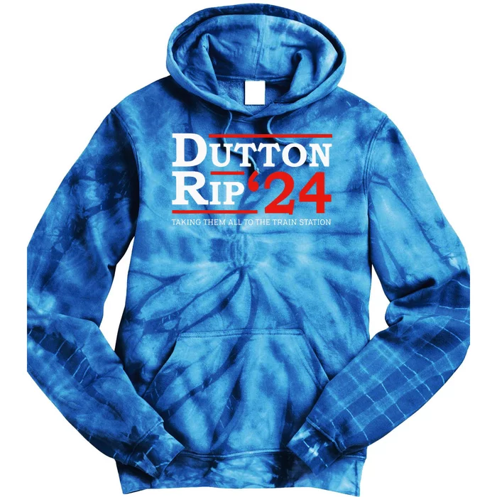 D.U.T.T.O.N. Rip 2024 President Day 4th Of July Tie Dye Hoodie