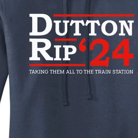 D.U.T.T.O.N. Rip 2024 President Day 4th Of July Women's Pullover Hoodie