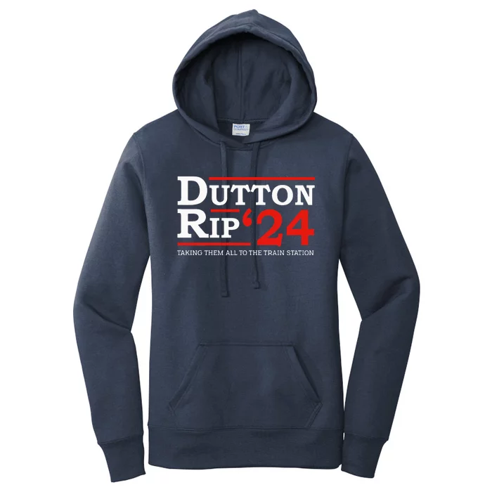 D.U.T.T.O.N. Rip 2024 President Day 4th Of July Women's Pullover Hoodie