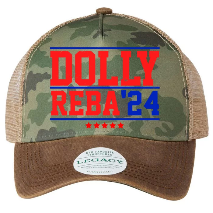 Dolly Reba 2024 Funny Political Legacy Tie Dye Trucker Hat