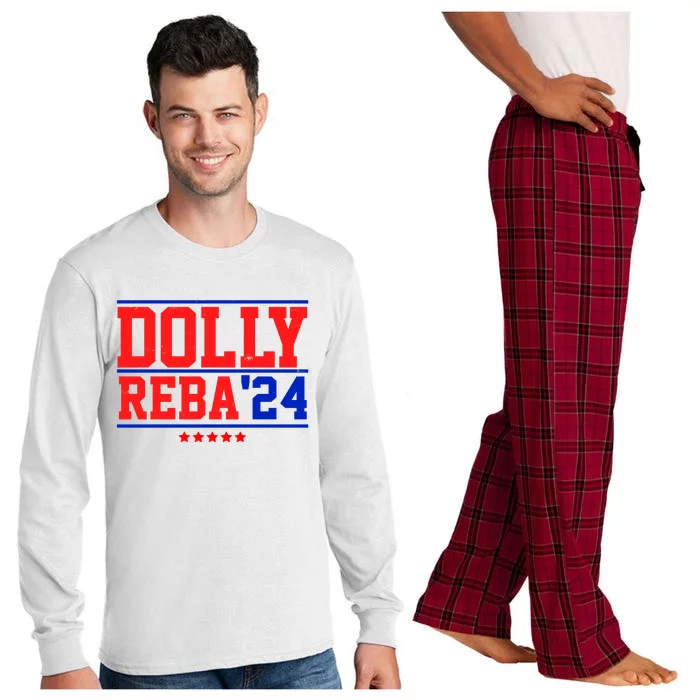 Dolly Reba 2024 Funny Political Long Sleeve Pajama Set