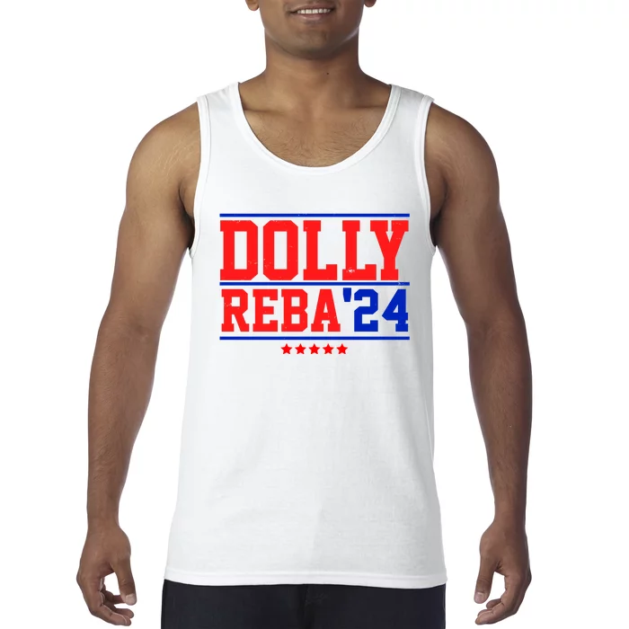 Dolly Reba 2024 Funny Political Tank Top