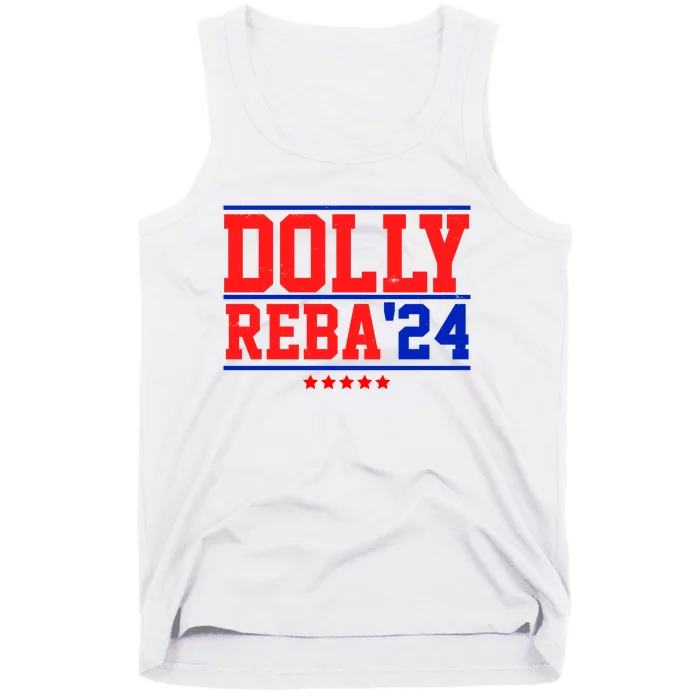 Dolly Reba 2024 Funny Political Tank Top