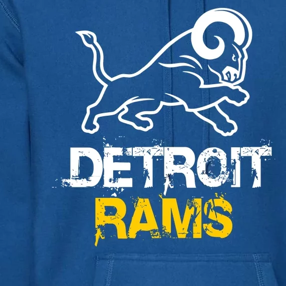 Detroit Rams 2022 Football Champions Premium Hoodie