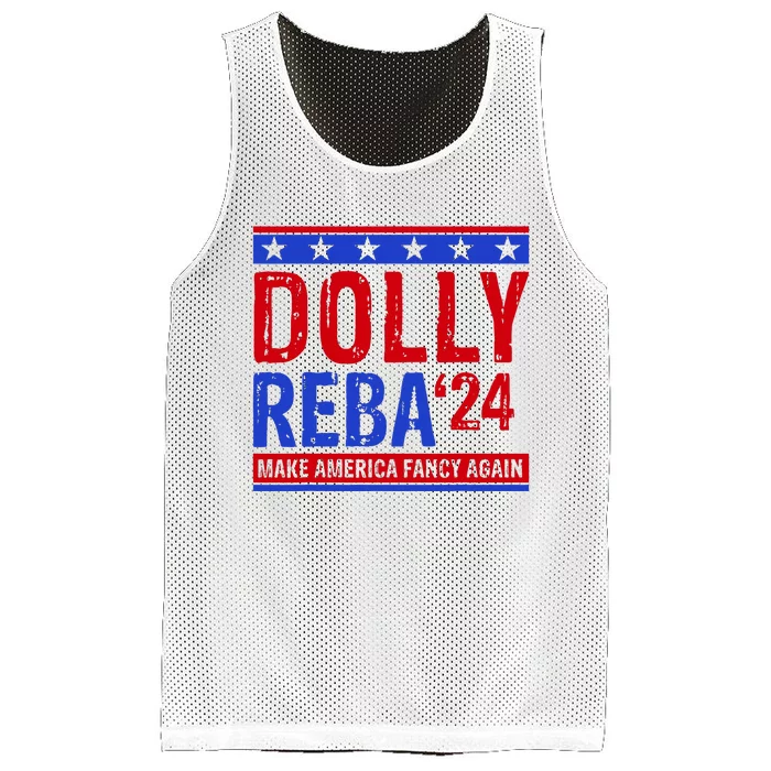 Dolly Reba 24 Make America Fancy Again Mesh Reversible Basketball Jersey Tank