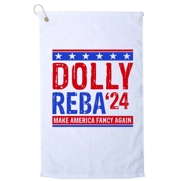 Dolly Reba 24 Make America Fancy Again Platinum Collection Golf Towel