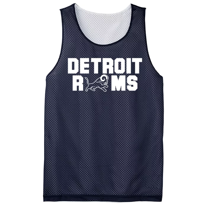 Detroit Rams 2022 Mesh Reversible Basketball Jersey Tank