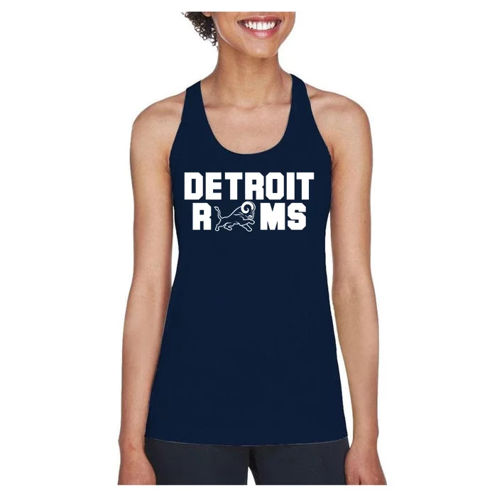 Detroit Rams 2022 Women's Racerback Tank