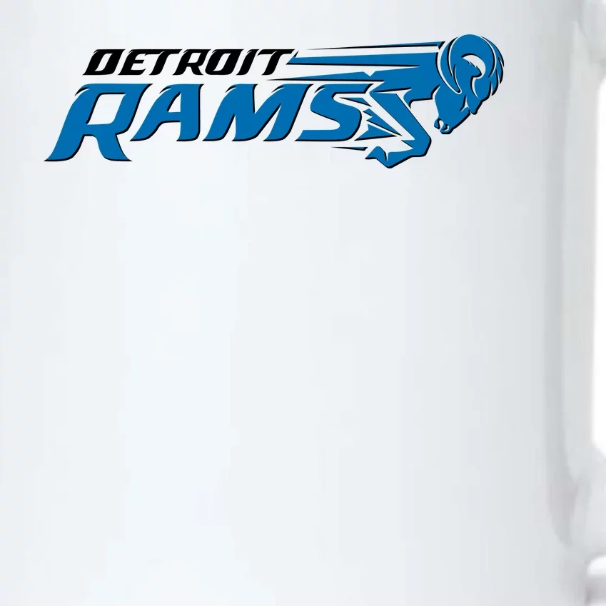 Detroit Rams 2022 Football Logo Black Color Changing Mug