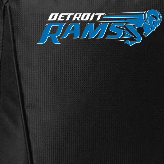 Detroit Rams 2022 Football Logo City Backpack