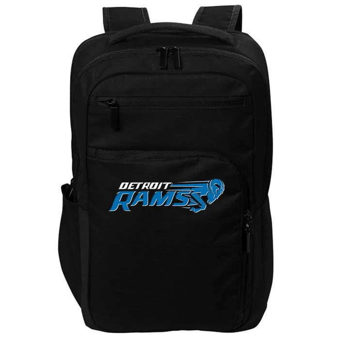 Detroit Rams 2022 Football Logo Impact Tech Backpack