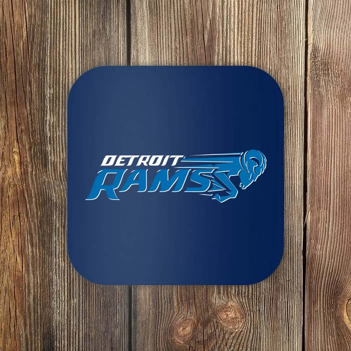 Detroit Rams 2022 Football Logo Coaster