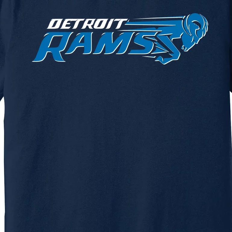 Detroit Rams 2022 Football Logo Premium T-Shirt