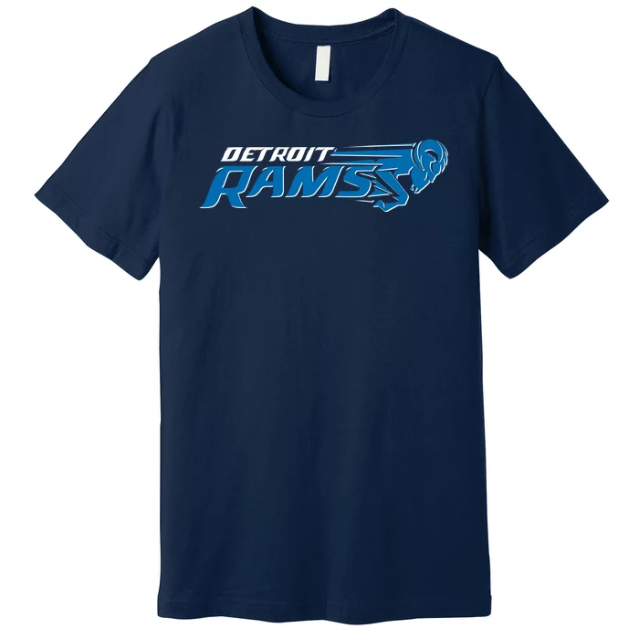 Detroit Rams 2022 Football Logo Premium T-Shirt