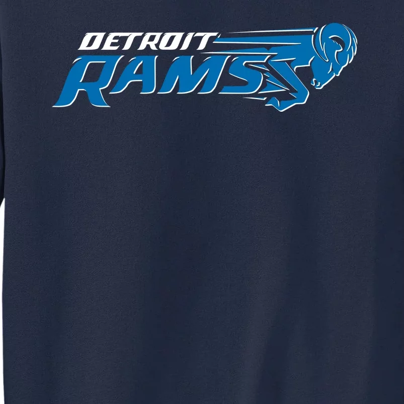 Detroit Rams 2022 Football Logo Tall Sweatshirt