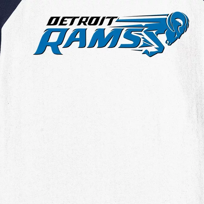 Detroit Rams 2022 Football Logo Baseball Sleeve Shirt