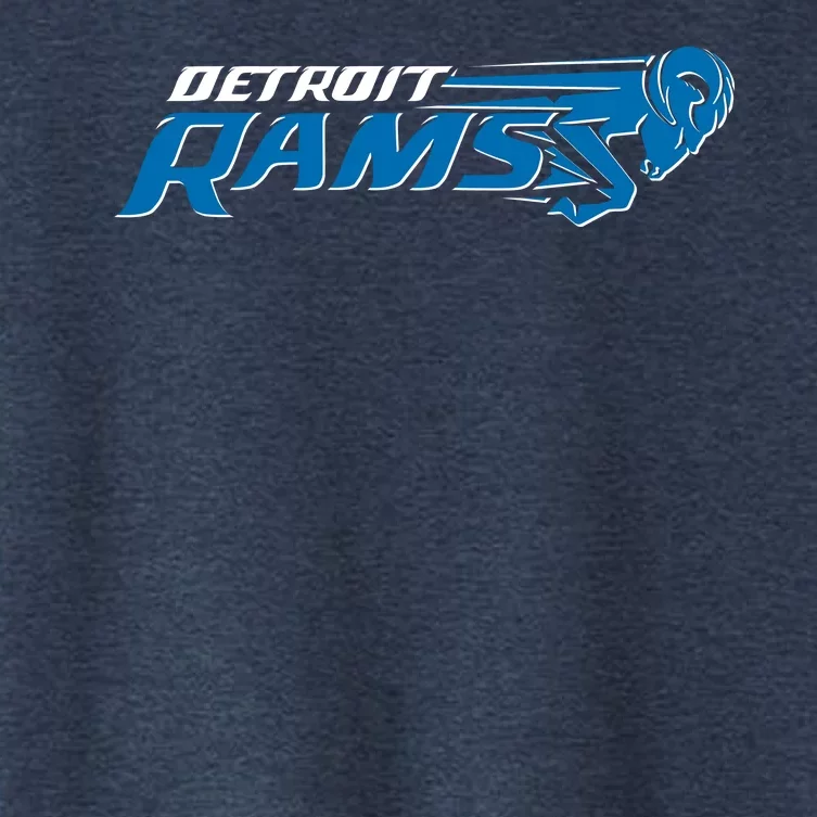 Detroit Rams 2022 Football Logo Women's Crop Top Tee