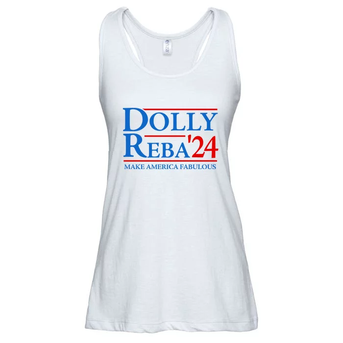 Dolly Reba 2024 For President Ladies Essential Flowy Tank