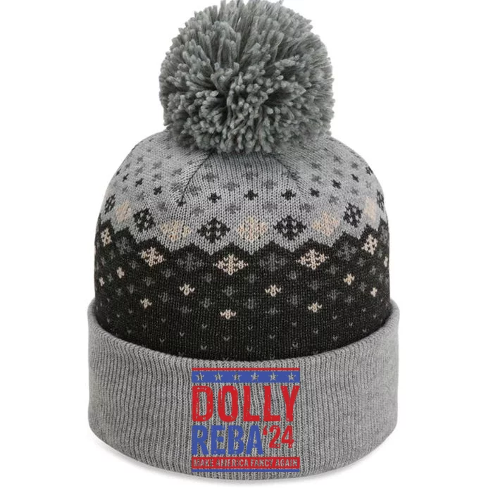 Dolly Reba 24 Make America Fancy Again The Baniff Cuffed Pom Beanie