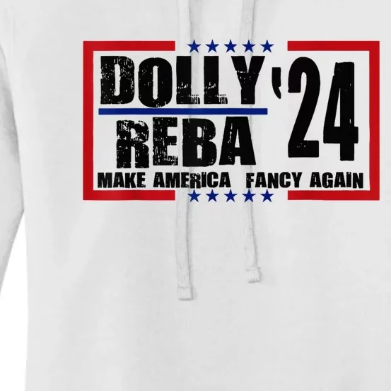 Dolly Reba 24 Make America Fancy Again 24 Women's Pullover Hoodie