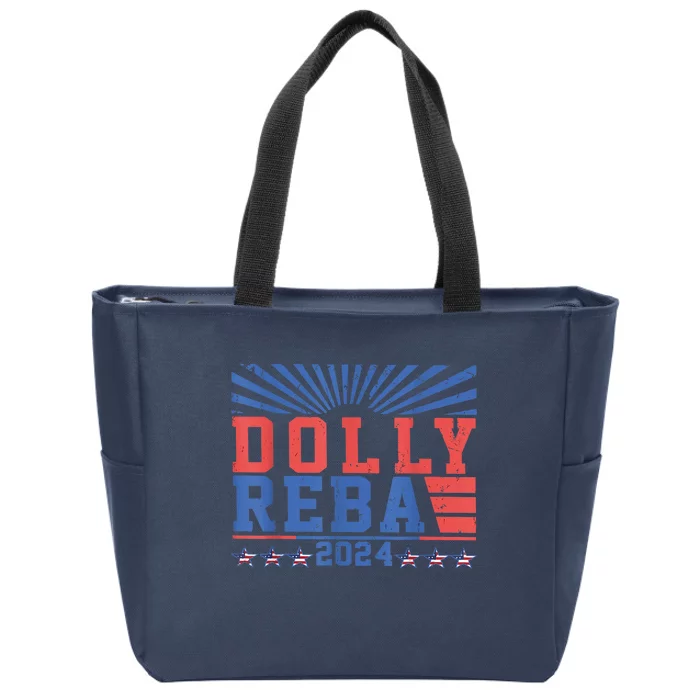 Dolly Reba 24 America Fancy Again 24 Zip Tote Bag