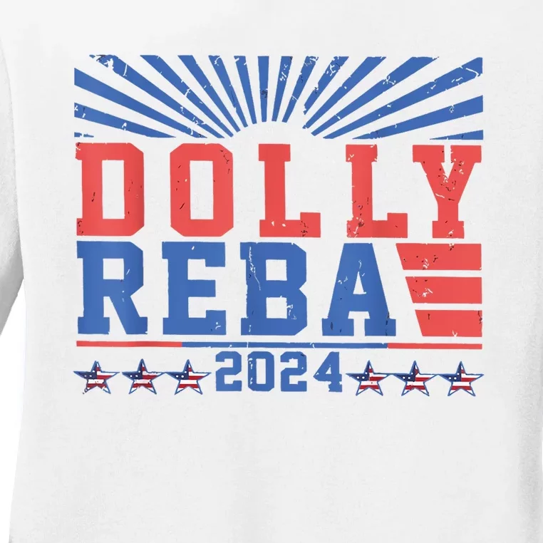 Dolly Reba 24 America Fancy Again 24 Ladies Long Sleeve Shirt