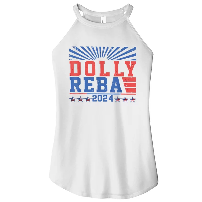 Dolly Reba 24 America Fancy Again 24 Women’s Perfect Tri Rocker Tank