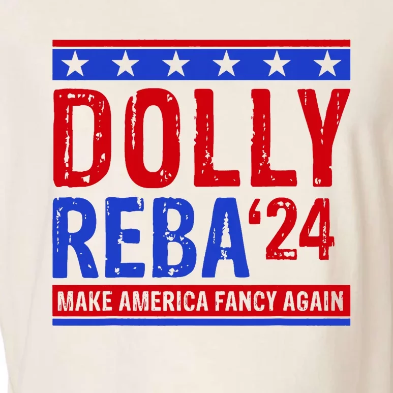 Dolly Reba 24 Make America Fancy Again Garment-Dyed Women's Muscle Tee