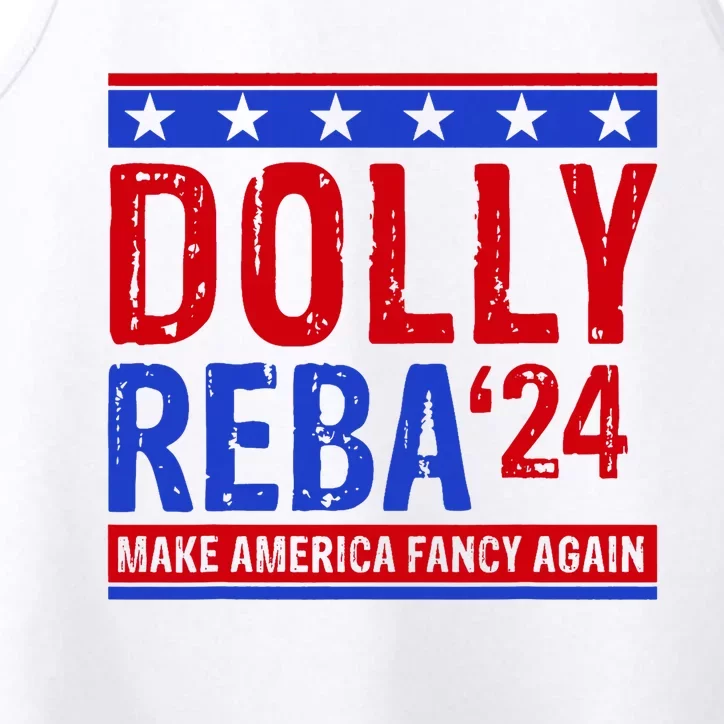 Dolly Reba 24 Make America Fancy Again Performance Tank