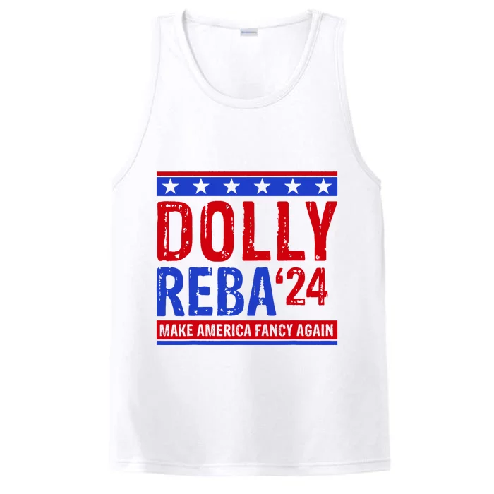 Dolly Reba 24 Make America Fancy Again Performance Tank