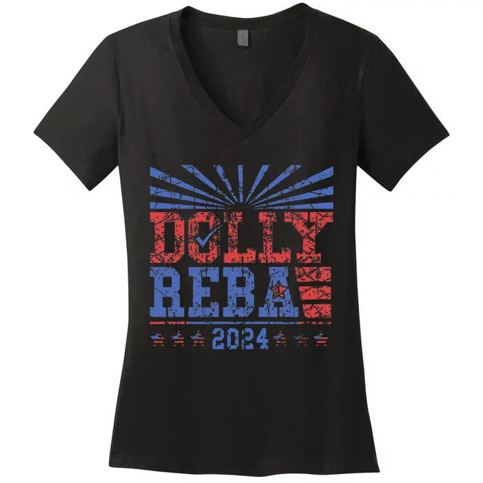 Dolly Reba 24 Women's V-Neck T-Shirt