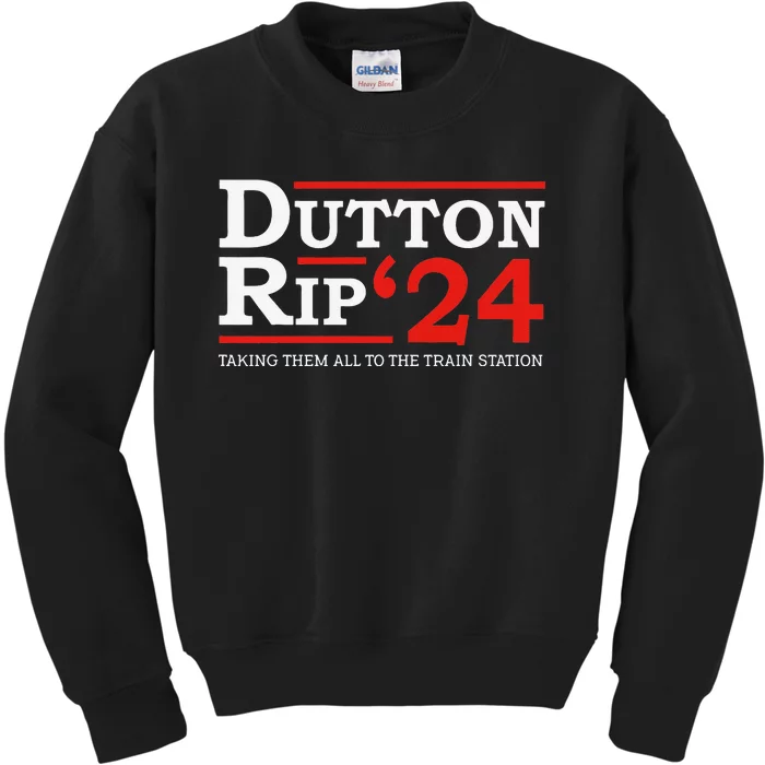 Dutton Rip 2024 President Day 4th of July Kids Sweatshirt