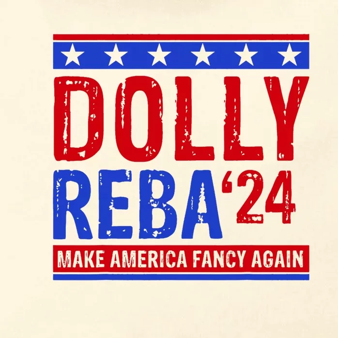 Dolly Reba 24 Make America Fancy Again Zip Tote Bag