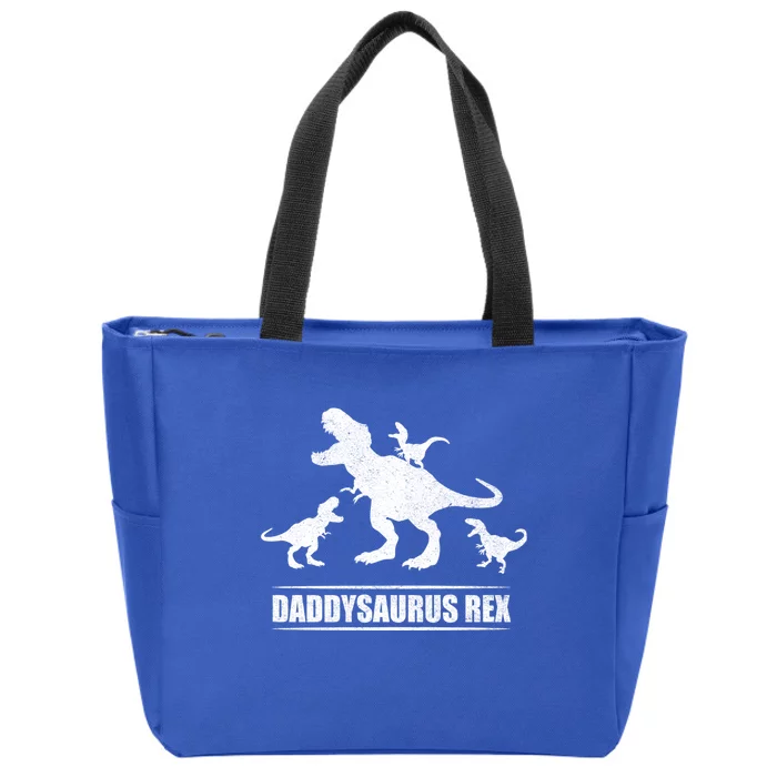 Daddysaurus Rex 3 Gift Zip Tote Bag