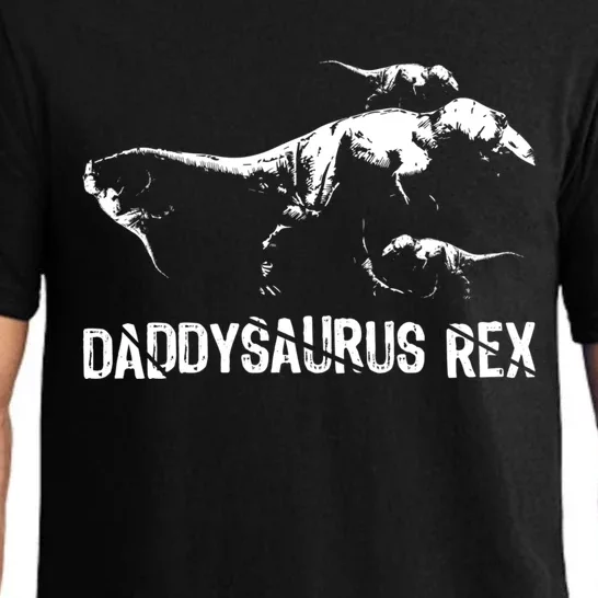 Daddysaurus Rex 3 Fathers Day Dinosaur Family Fun Gift Cute Gift Pajama Set