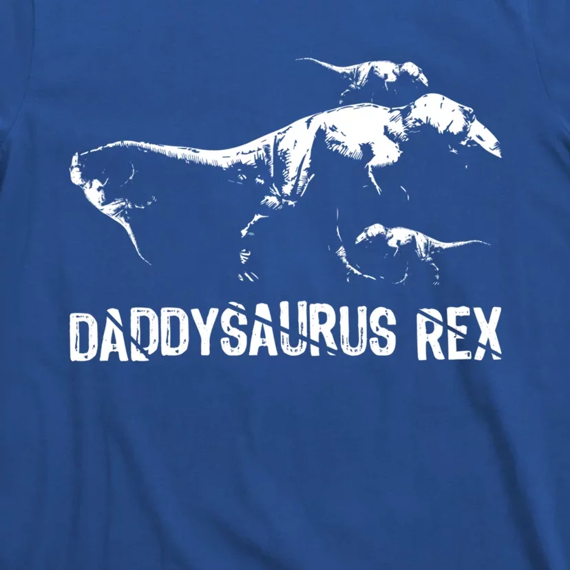 Daddysaurus Rex 3 Fathers Day Dinosaur Family Fun Gift Cute Gift T-Shirt