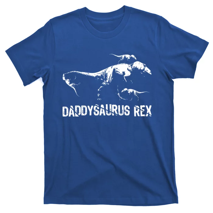 Daddysaurus Rex 3 Fathers Day Dinosaur Family Fun Gift Cute Gift T-Shirt