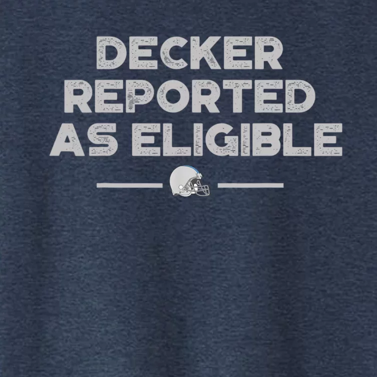 Decker Reported As Eligible Trendy Women's Crop Top Tee