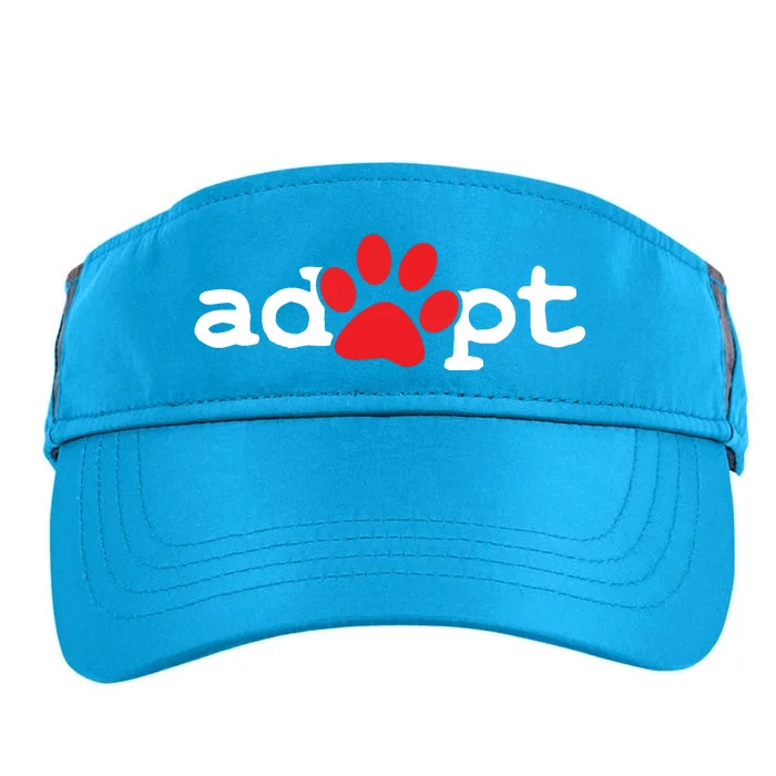 Dog Rescue Adopt Paw Adult Drive Performance Visor