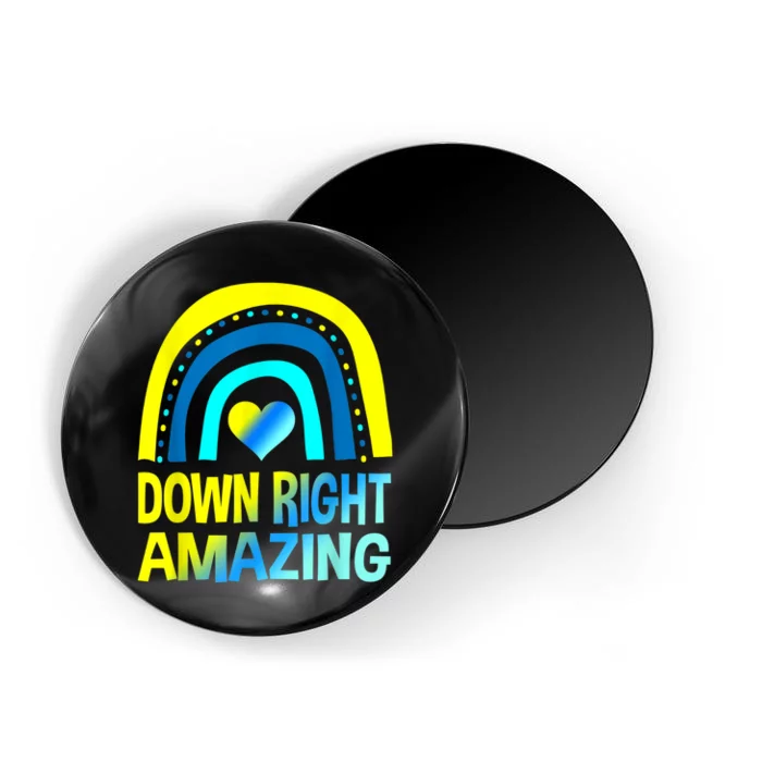 Down Right Amazing Down Syndrome Shirts Awareness Magnet