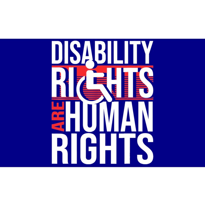 Disability Rights Are Human Rights Gift Funny Wheelchair Handicap Gift Bumper Sticker