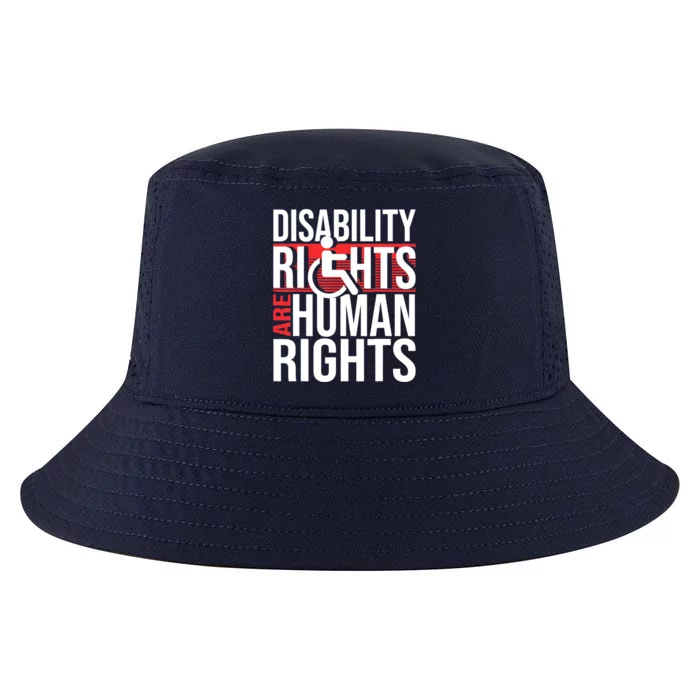 Disability Rights Are Human Rights Gift Funny Wheelchair Handicap Gift Cool Comfort Performance Bucket Hat